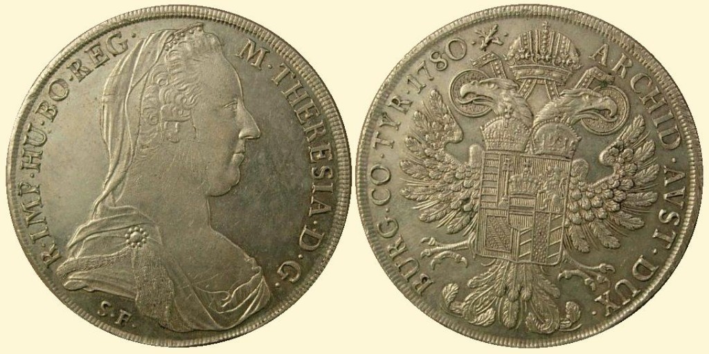 Figura 4: due esemplari della zecca di Venezia, il differente piumaggio delle ali permette di inquadrarli in epoche differenti, tuttavia entrambi presentano la caratteristica M con gambe distanziate.